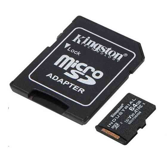 Карта пам'яті MicroSDXC Kingston Industrial 64Gb class 10 V30 А1 SDCIT2 / 64GB Одеса