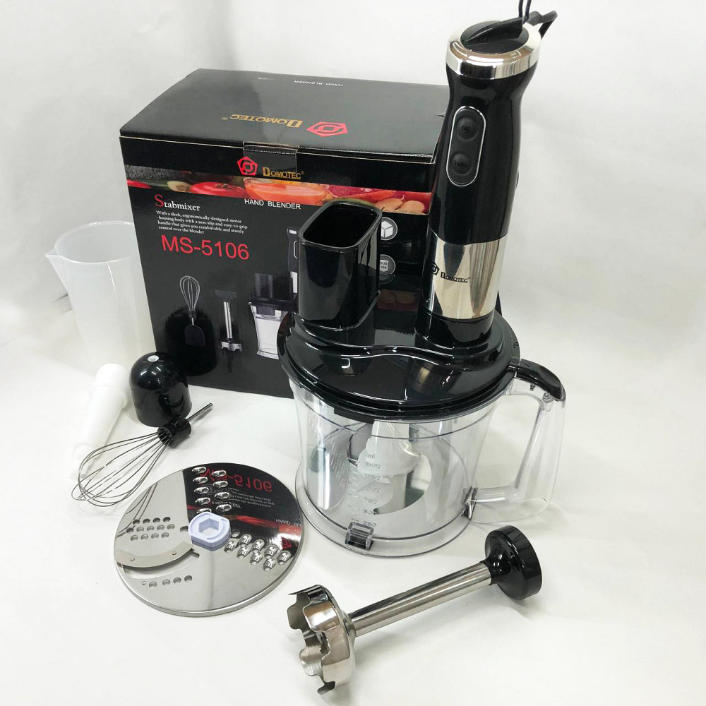 Блендер переносной, Кухонный комбайн металлический, Блендер для приготовления крем-соусов DK-10 Львов - изображение 2