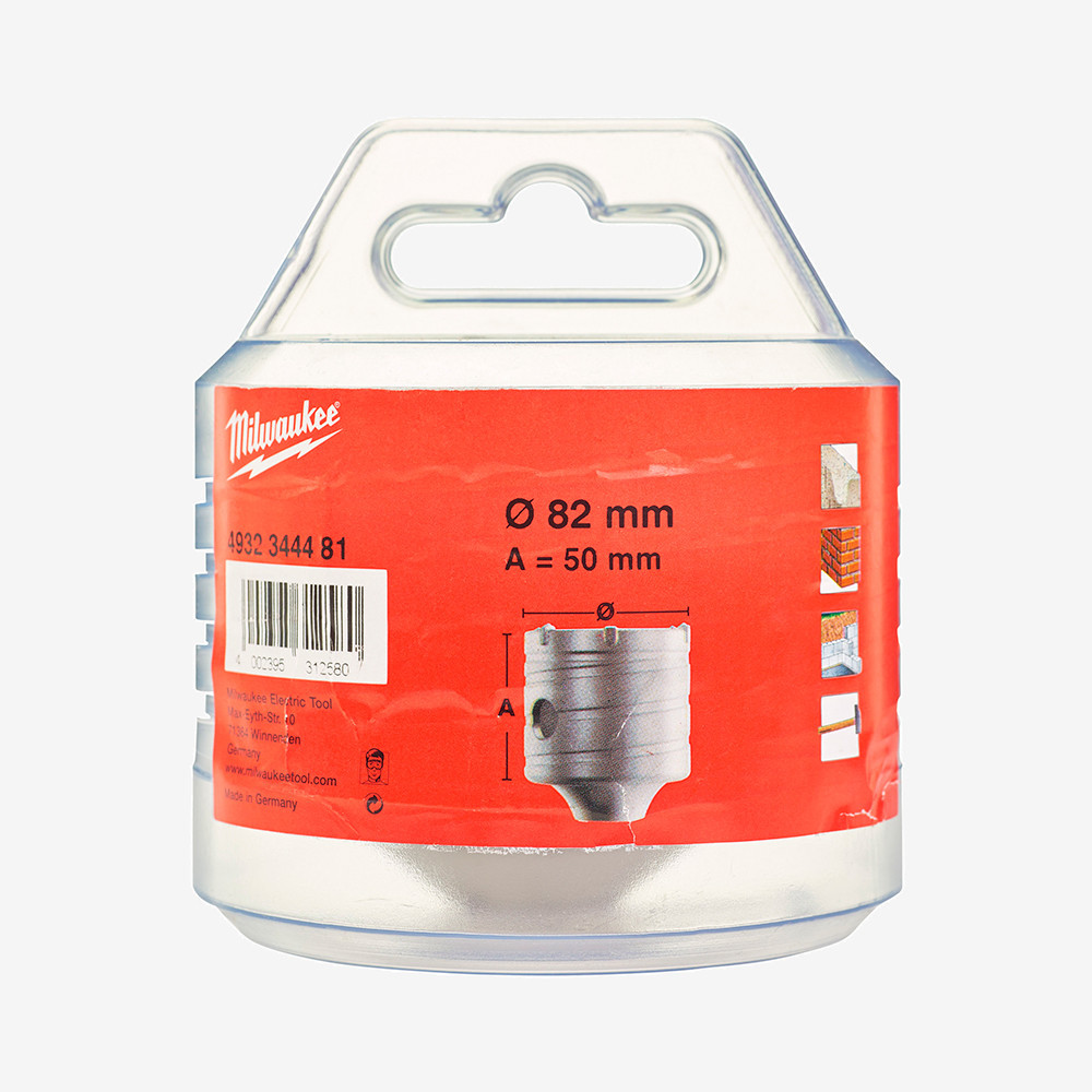 Коронка по бетону SDS-PLUS TCT MILWAUKEE, Ø82x50мм Одеса - фото 2