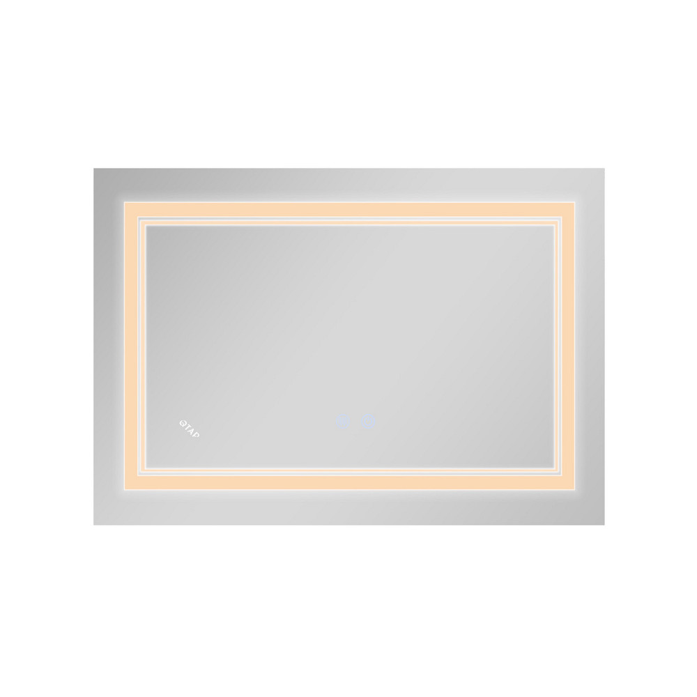 Дзеркало Qtap Cardinal (CA1) 800х600 з LED-підсвіткою Touch, з антизапотіванням, з димером, темп. кольору (3000-6500K) Reverse Київ - фото 5