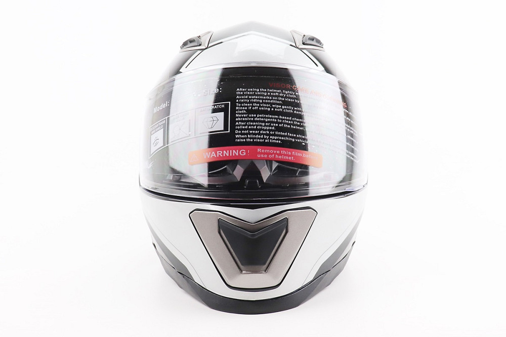 Шолом інтеграл, закритий BLD-M62 S (55-56см), ЧОРНИЙ/БІЛО-СІРИЙ Киев - изображение 4