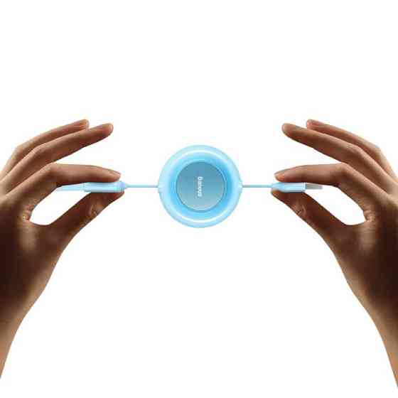 Кабель Baseus 3-в-1 для быстрой зарядки 1.1м голубой Киев