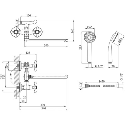 Змішувач Agua Toledo-C073 (CV017361) Вінниця - фото 6