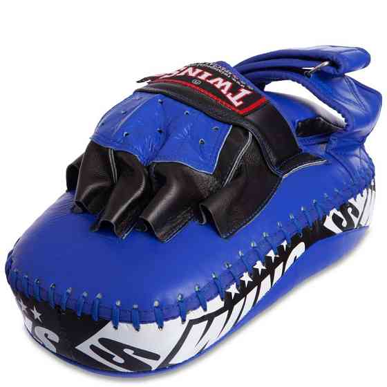 Лапа вигнута для боксу та єдиноборств TWINS PML-23-R права розмір 33x19x11 см синій Київ