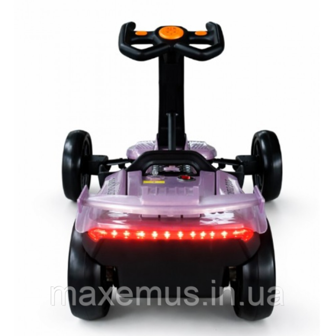 Детский электрокарт Spoko SPV19 12V 4.5Ah сиреневый с пультом управления / карт на аккумуляторе для детей Мостиска - изображение 9