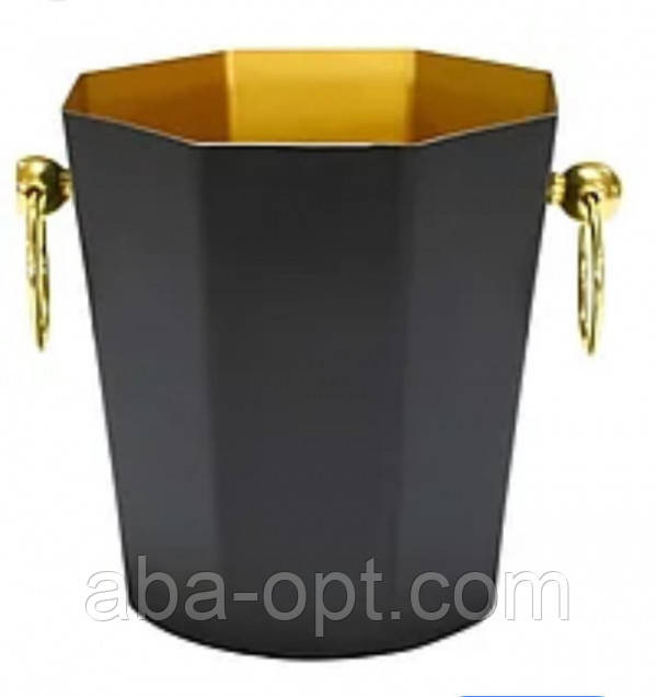 Ведро для шампанского V 4.5 л Блэк голд (шт).Aba-Opt Одесса - изображение 1
