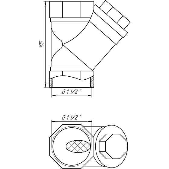 Фильтр грубой очистки ITAP 1 1/2″ 192 (000002880) Киев