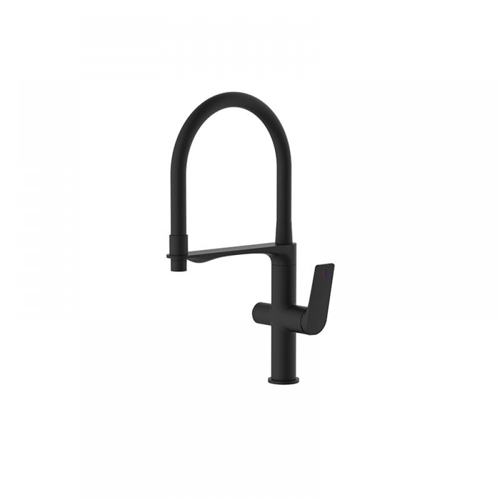 Змішувач для кухні Mixxus Premium DERBY 021 (NUT) BLACK REFL.BLACK з виходом на питну воду чорний (MI6606) Чернівці - фото 2