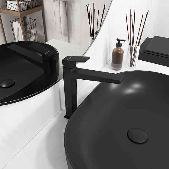CUBE XL змішувач для умивальника, Black Matt Київ