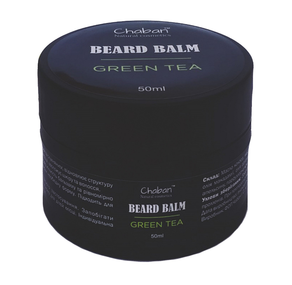 Бальзам для бороди Green tea Chaban 50 мл Київ - фото 1