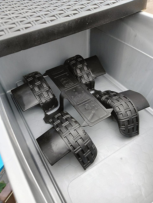 Комод пластиковий "BRILLIANT" 4 ящика 81х38х33 Efe plastics Сірий Одеса - фото 4