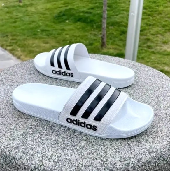 Чоловічі Білі Шльопанці Adidas Сланці Тапочки Адідас (розміри: 41,42,44,45) Дніпро - фото 2
