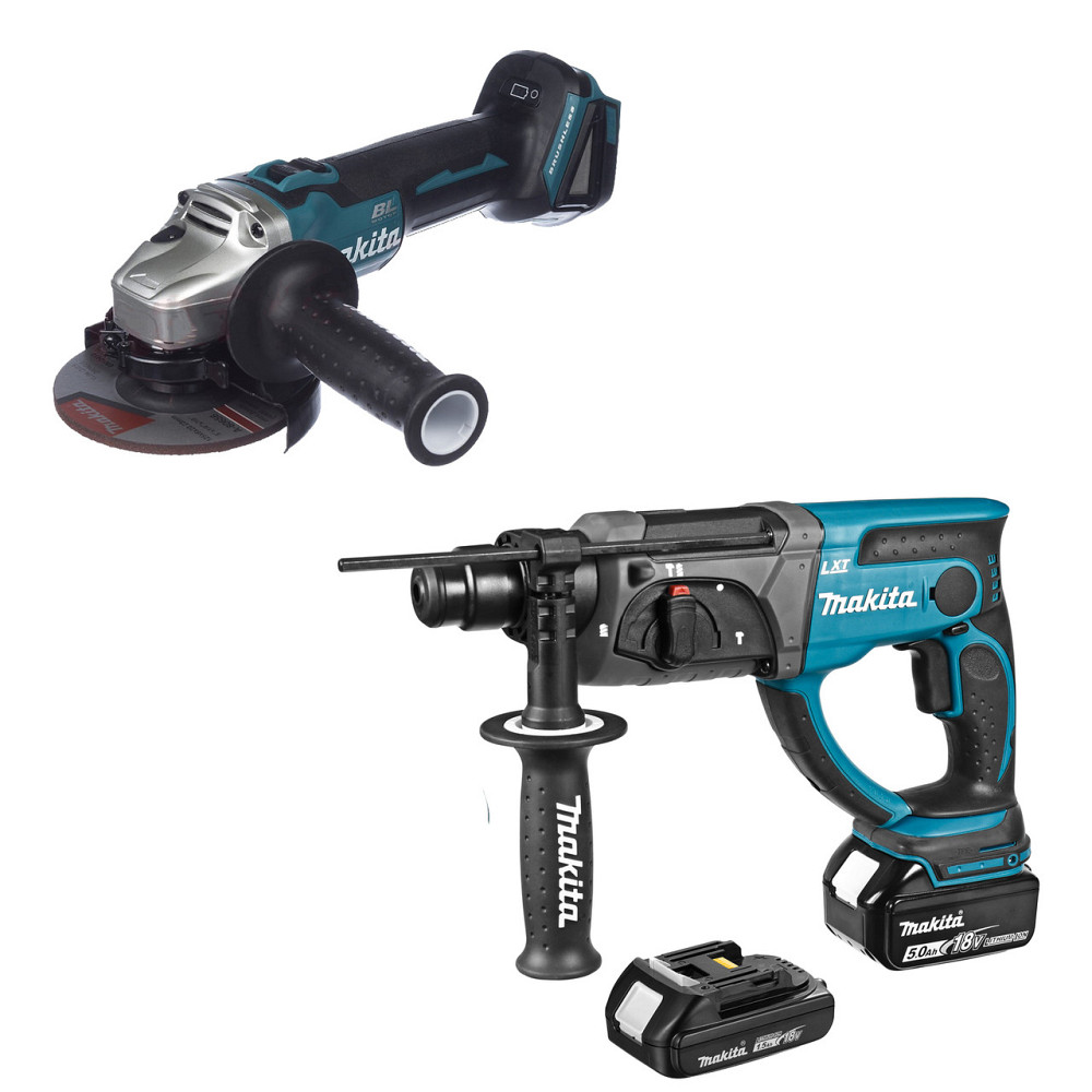 Набор инструментов Makita (DHR202RX4+DGA504Z) Коломия - фото 2