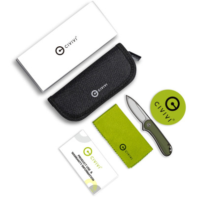 Ніж Civivi Qubit, Blue Aluminum, Satin (C22030E-3) Вінниця - фото 9