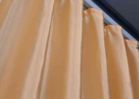 Комплект готовых штор VR-Textil Атлас № 797ш Персиковый 150х270 см 2 шт (30-576) Киев