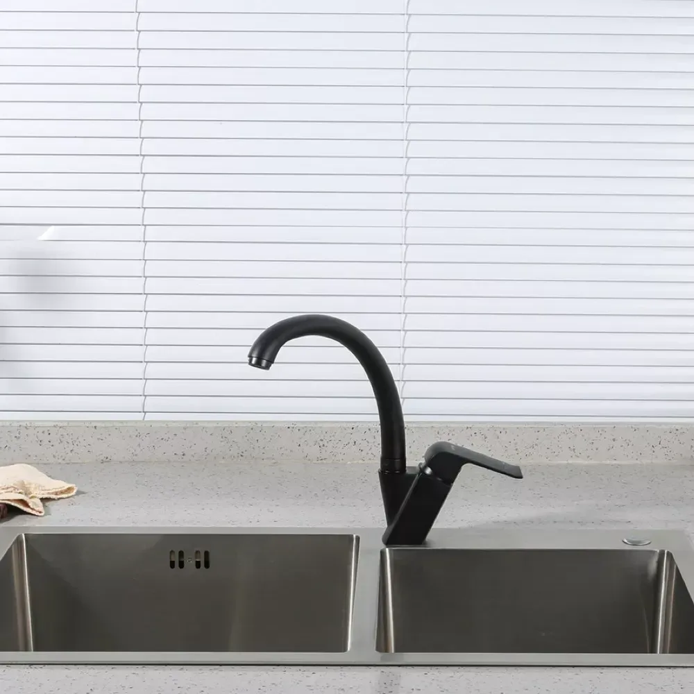 Змішувач для кухні GAPPO G4150 чорний Київ - фото 2