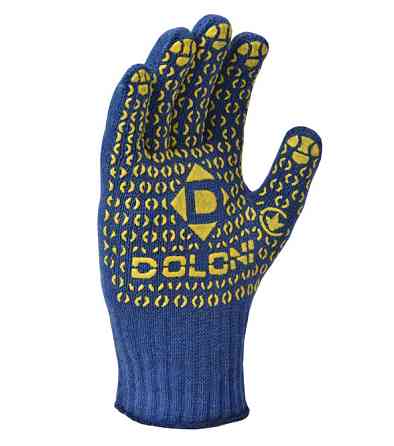 Doloni рукавички захисні трикотажні з ПВХ малюнком, розмір 10, Універсал 646 Рівне