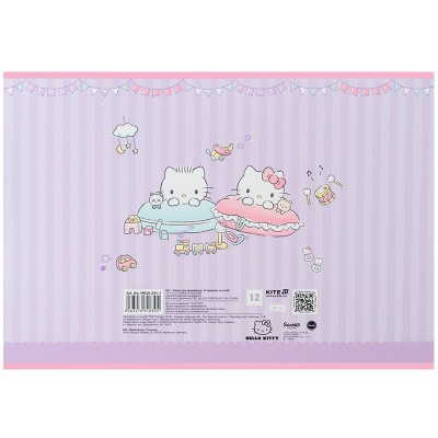 Альбом для рисования Kite Hello Kitty, 12 листов (HK25-241-1) Винница - изображение 6