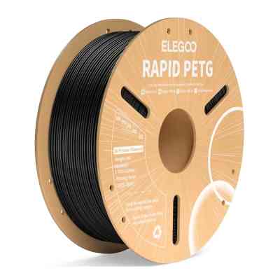 Пластик для 3D-принтера ELEGOO Rapid PETG 1кг, 1.75мм, black (50.203.0216) Винница