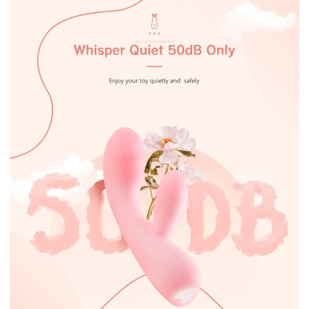 Вибратор двойной BeYourLover Cloud JOY 10 режимов вибрации, розовый Sex Aura Киев - изображение 3