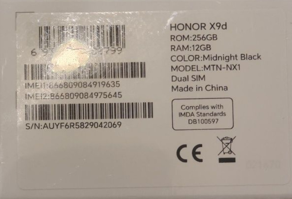 Смартфон Honor X9d 12/256 Глобальная версия черный. Киев - изображение 2