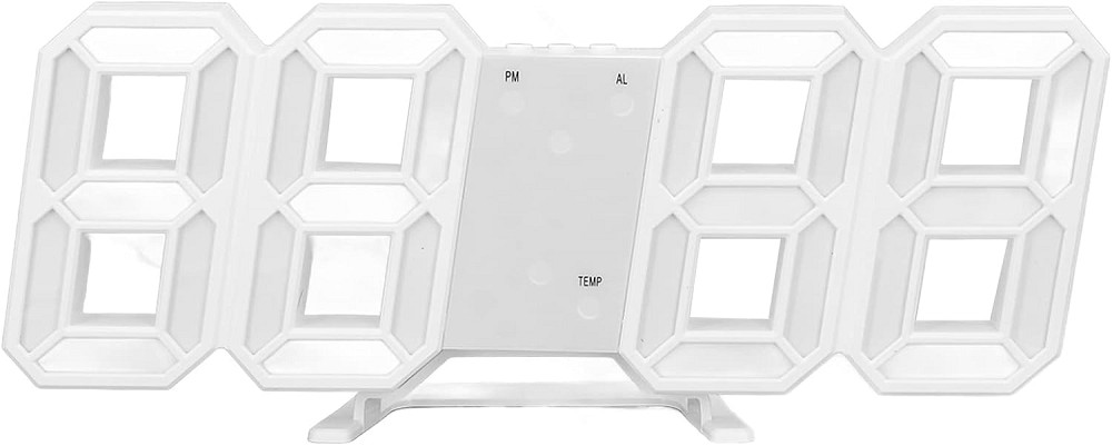 Настінний цифровий LED-годинник з будильником Луцк - изображение 1