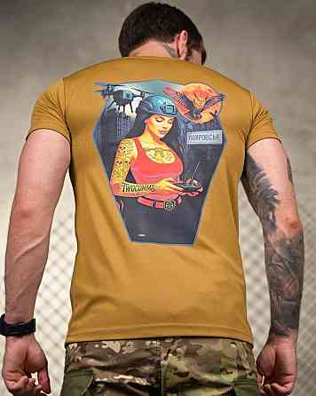 Тактична потовідвідна футболка Поліпок coyot ПП4678 Одеса