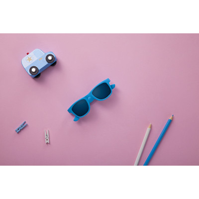 Детские солнцезащитные очки Koolsun Wave, 1-5 років, неоново-блакитні (KS-WANB001) Винница - изображение 4