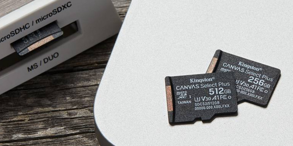 Картка пам'яті Kingston Canvas Select Plus microSDXC+SD-адаптер SDCS2/256GB (256GB, Class10, UHS-I, 100/85мБ/с) Миколаїв - фото 3