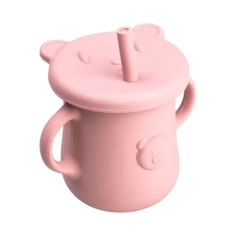 Детский набор силиконовой посуды 7 предметов Розовый HP34546P Киев - изображение 7