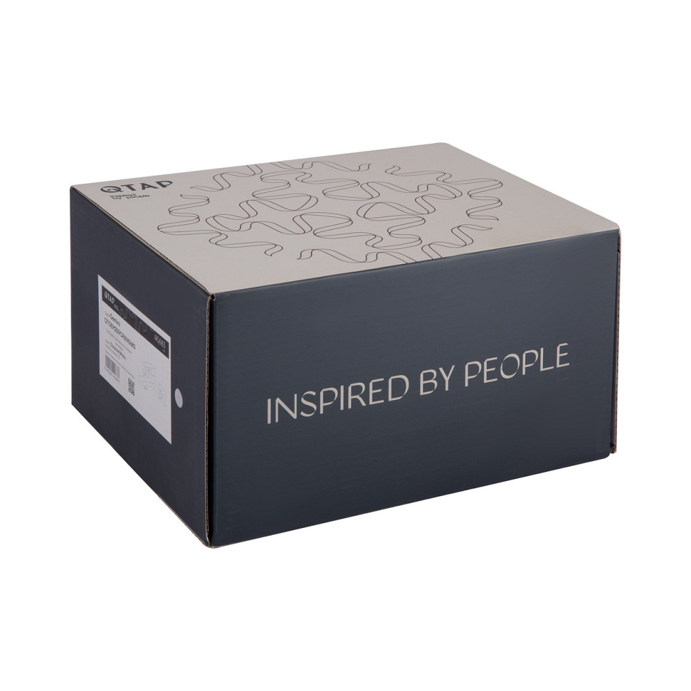 Змішувач для ванни Qtap Gemini (з душовим гарнітуром) QTGEM259CRW45683 Chrome/White Київ - фото 8