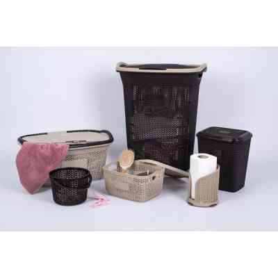 Кошик для зберігання Violet House 1009 Віолетта Cappuccino 5 л (1009 Віолетта CAPPUCHINO з/кр. 5) Вінниця