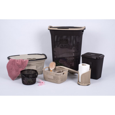 Корзина для хранения Violet House 1009 Виолетта Cappuccino 5 л (1009 Виолетта CAPPUCHINO с/кр. 5) Винница - изображение 4