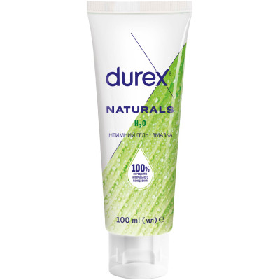 Интимный гель-смазка Durex Naturals из натуральных ингредиентов без красителей и ароматизаторов (лубрикант) 100 мл (4820108005273) Винница - изображение 1