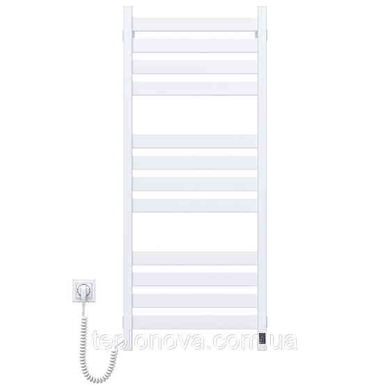 Сушарка для рушників Largo 500х1200 Sensor ліва з таймером, білий оксамит Чернівці