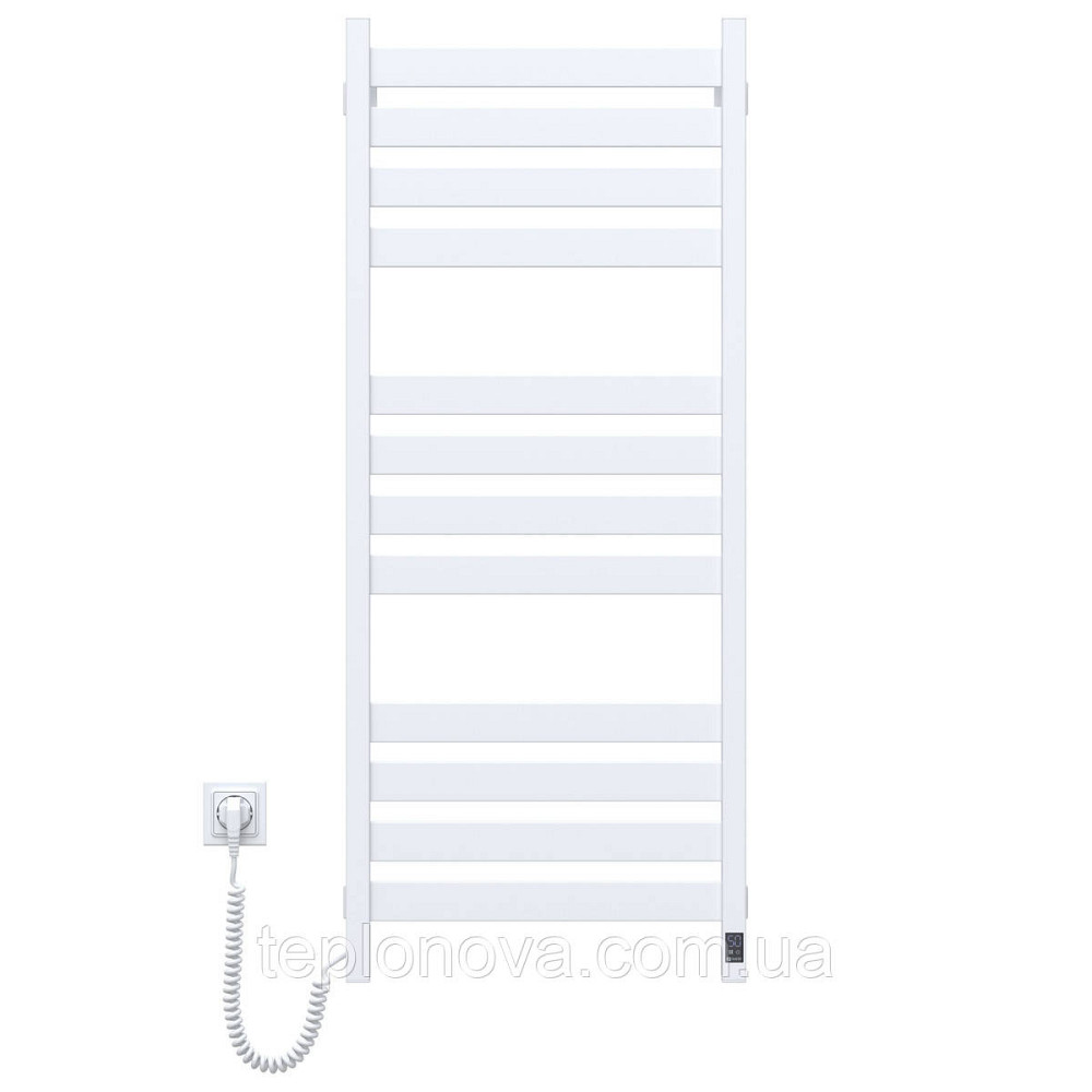 Полотенцесушитель Largo 500х1200 Sensor левый с таймером, белый бархат Черновцы - изображение 2