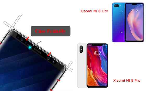 Защитное стекло HyperGlass Pro для Xiaomi Mi 8 Lite, Mi 8 Pro – максимальная чувствительность и защита Киев