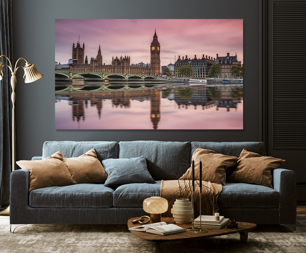 Картина холст в гостиную / спальню Велика Британія   MLP_84 40x80 см Киев - изображение 3