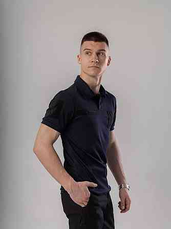 Мілітарі футболка кулмакс темно-синя весна/літо чоловіча Pobedov Recon Київ