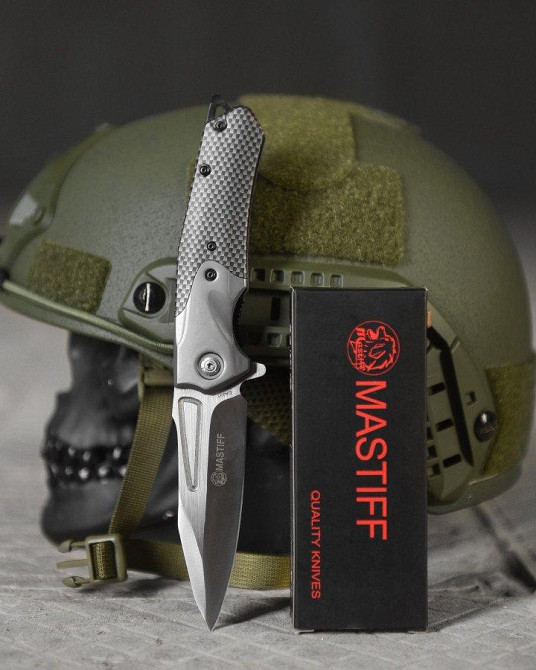 Ніж викидний Mastiff carbon ВТ4766 Одеса - фото 1