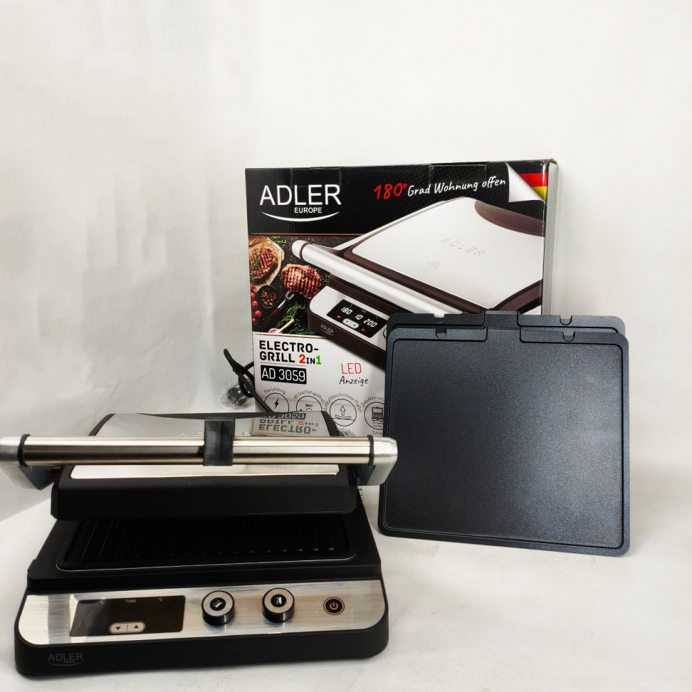 Кухонний гриль для м'яса, Сендвічниця з антипригарними панелями, Гриль контактний побутовий PJ-22 Львів - фото 7