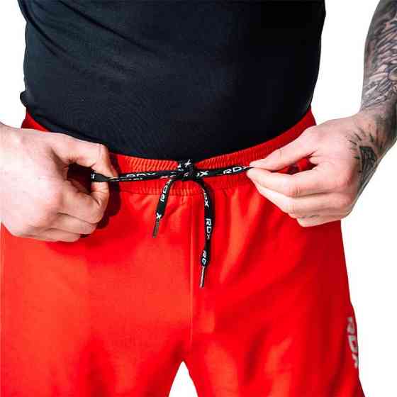 Компресійні шорти RDX MMA T16 2-в-1 RED/BLACK-M Кам'янське