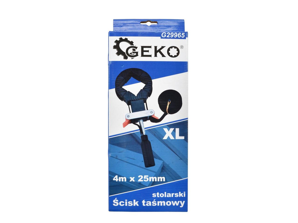 Стиск стрічковий столярний "Geko" довжиною  4 м шириною 25 мм Киев - изображение 2