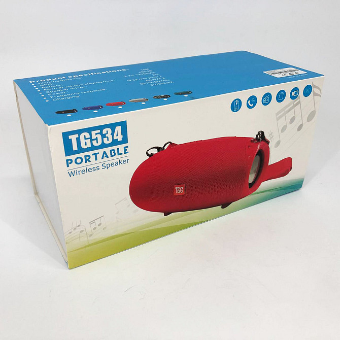 Bluetooth колонка радио на ремне TG534, Блютуз-колонка с usb-портом, Портативная колонка для пк GM-96 Львов - изображение 13