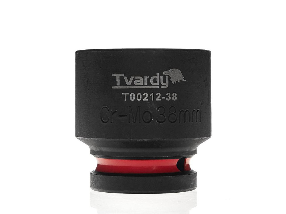 Головка ударна "Tvardy" з хром-молібденової сталі (Cr-Mo)  3/4"  6-гранна 38 мм Київ - фото 1