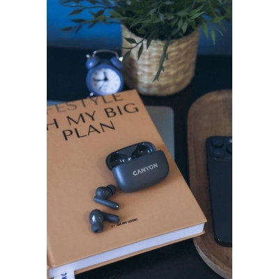 Наушники Canyon TWS-10 OnGo ANC ENC Graphite (CNS-TWS10B) Винница - изображение 5