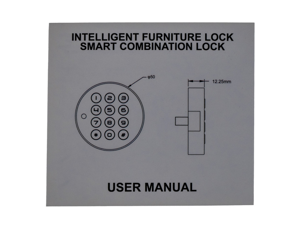 Меблевий замок із кодовою клавіатурою SEVEN LOCK P-12 Київ - фото 12