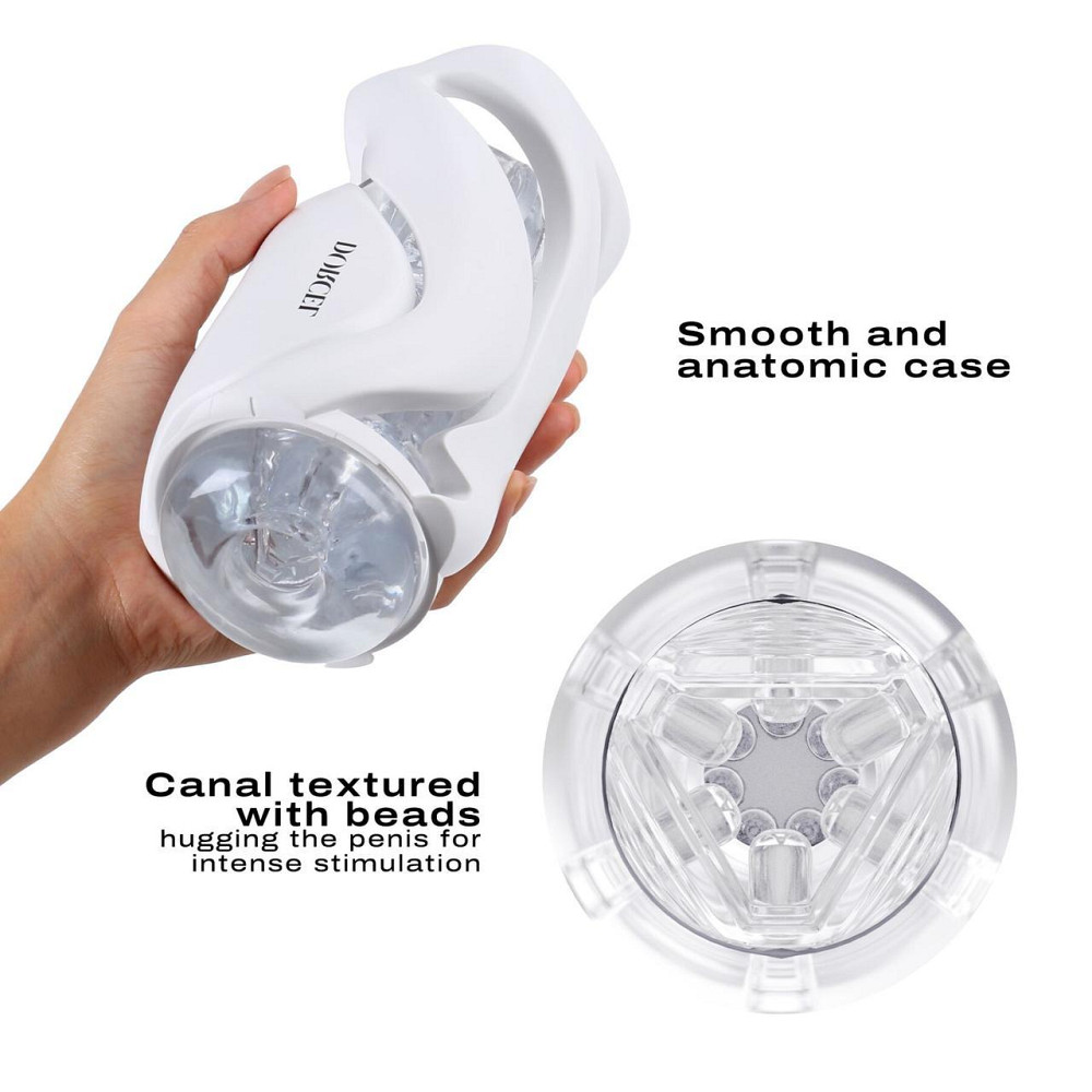 Мастурбатор Dorcel DEEP BLOW WHITE, двойное использование Sex Aura Киев - изображение 2