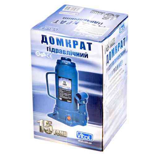 Домкрат гідравлічний телескопічний пляшковий Vitol 15т 230-460мм Львів
