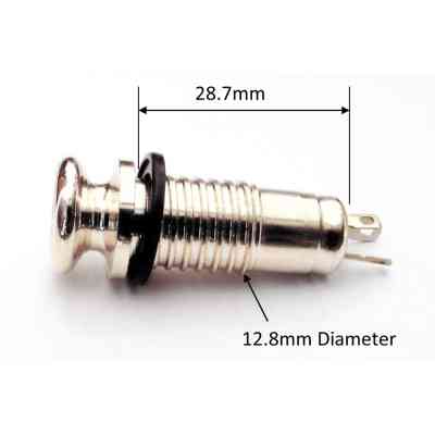 Выходной разъем для гитары Paxphil Endpin Jack (Chrome) (LJ-15/2P CR) Винница